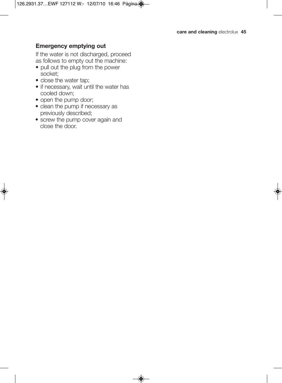 Electrolux EWF 127112 W User Manual | Page 19 / 34