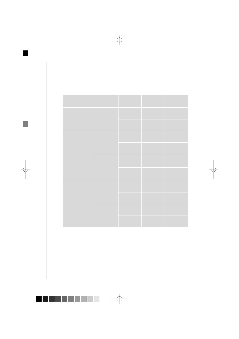 Programme chart, Drying | Electrolux 14700 VIT User Manual | Page 34 / 59