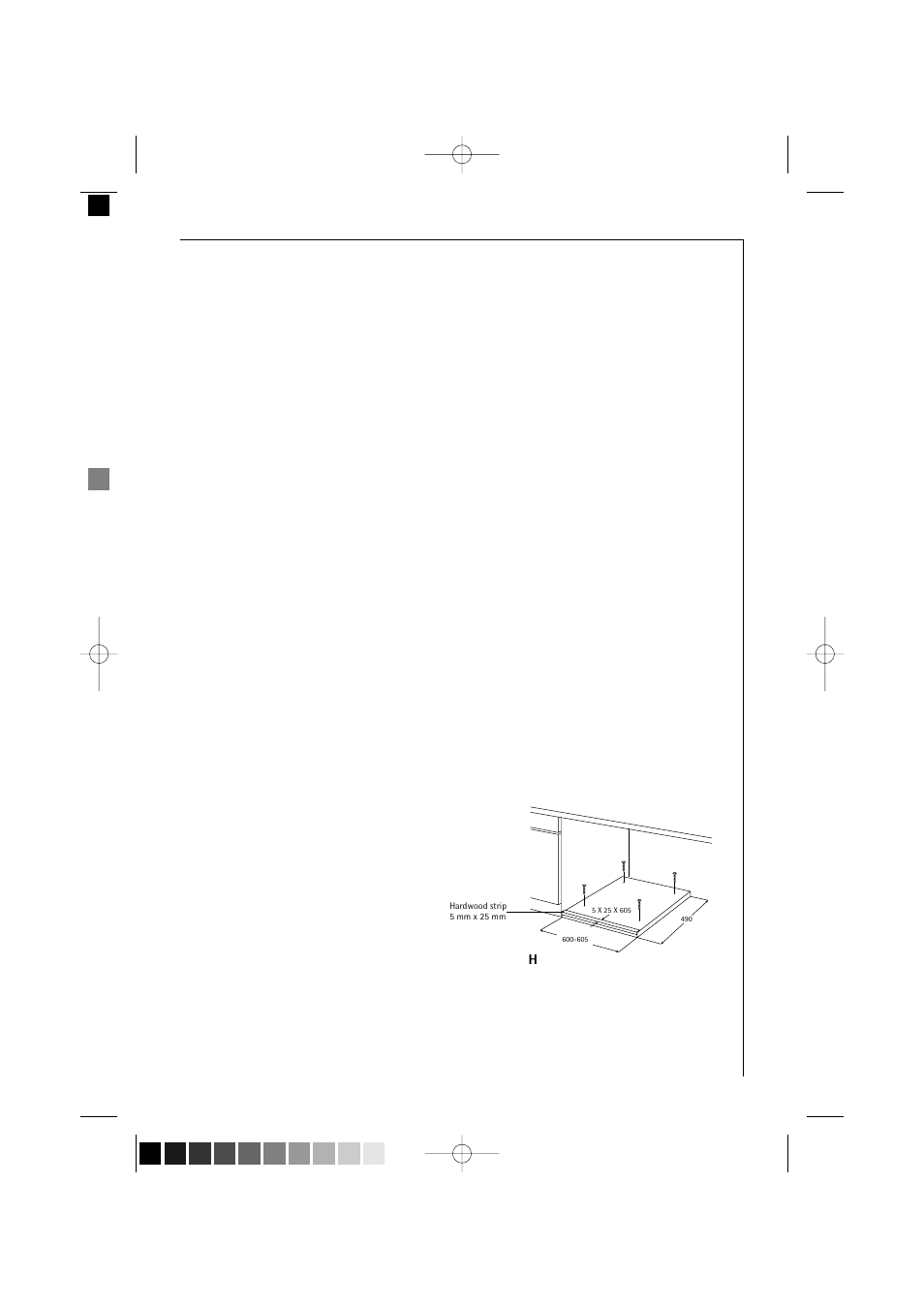 Drill four fixing holes see fig. g | Electrolux 14700 VIT User Manual | Page 57 / 59