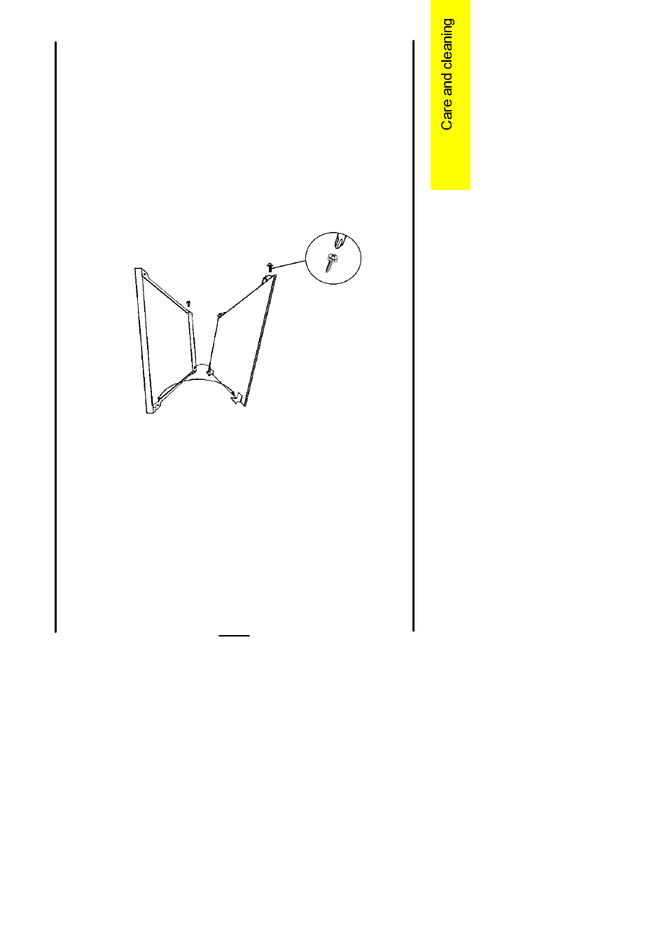 Cleaning the glass door | Electrolux 55G2 User Manual | Page 23 / 40