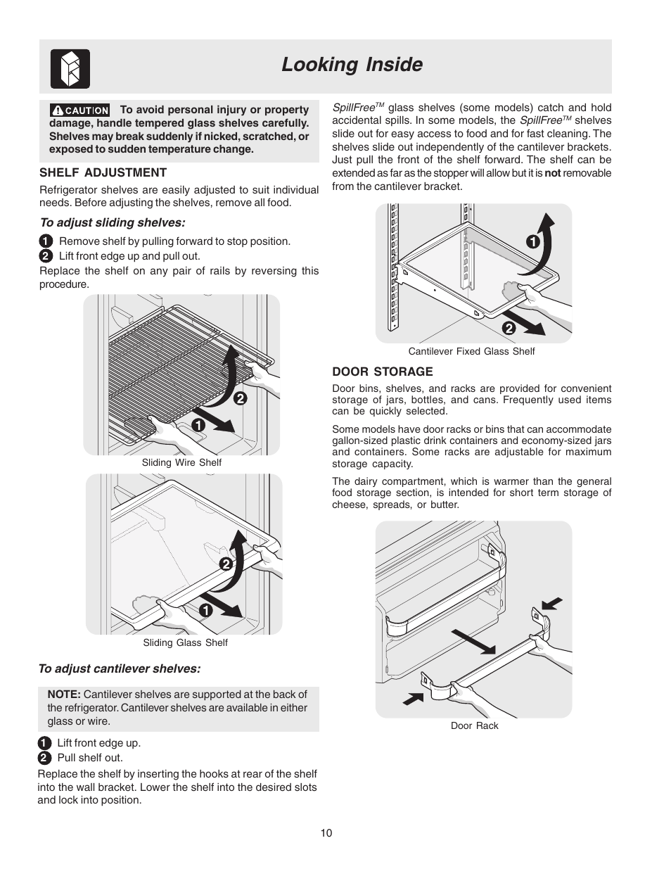 Looking inside | Electrolux 240435506 (0408) User Manual | Page 10 / 19