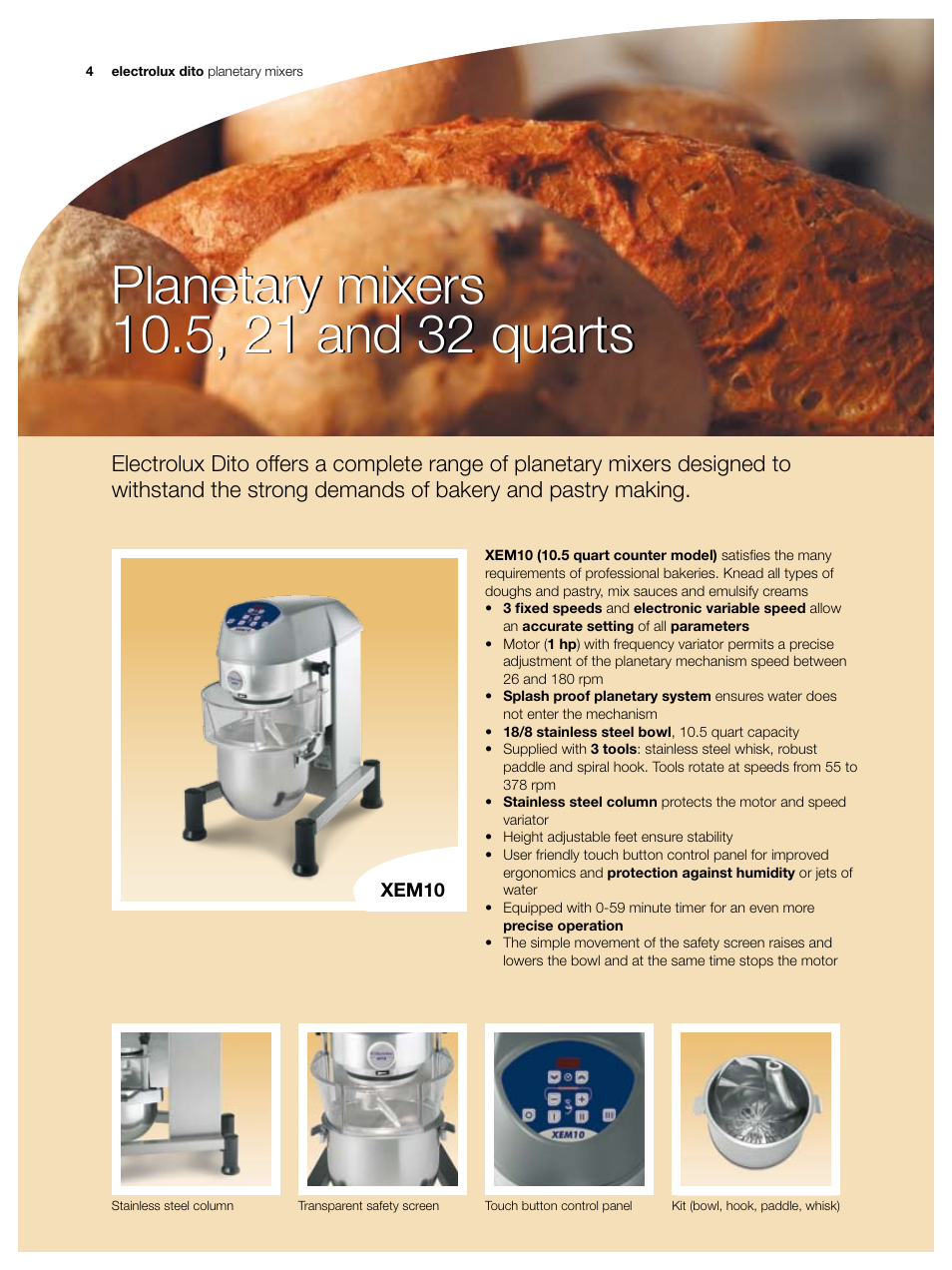 Electrolux Dito XEM10 User Manual | Page 4 / 8