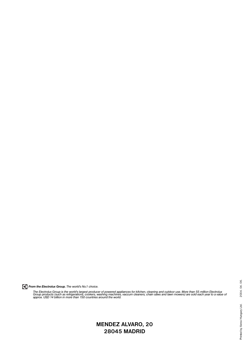 Electrolux CV 850 S/2 User Manual | Page 15 / 15