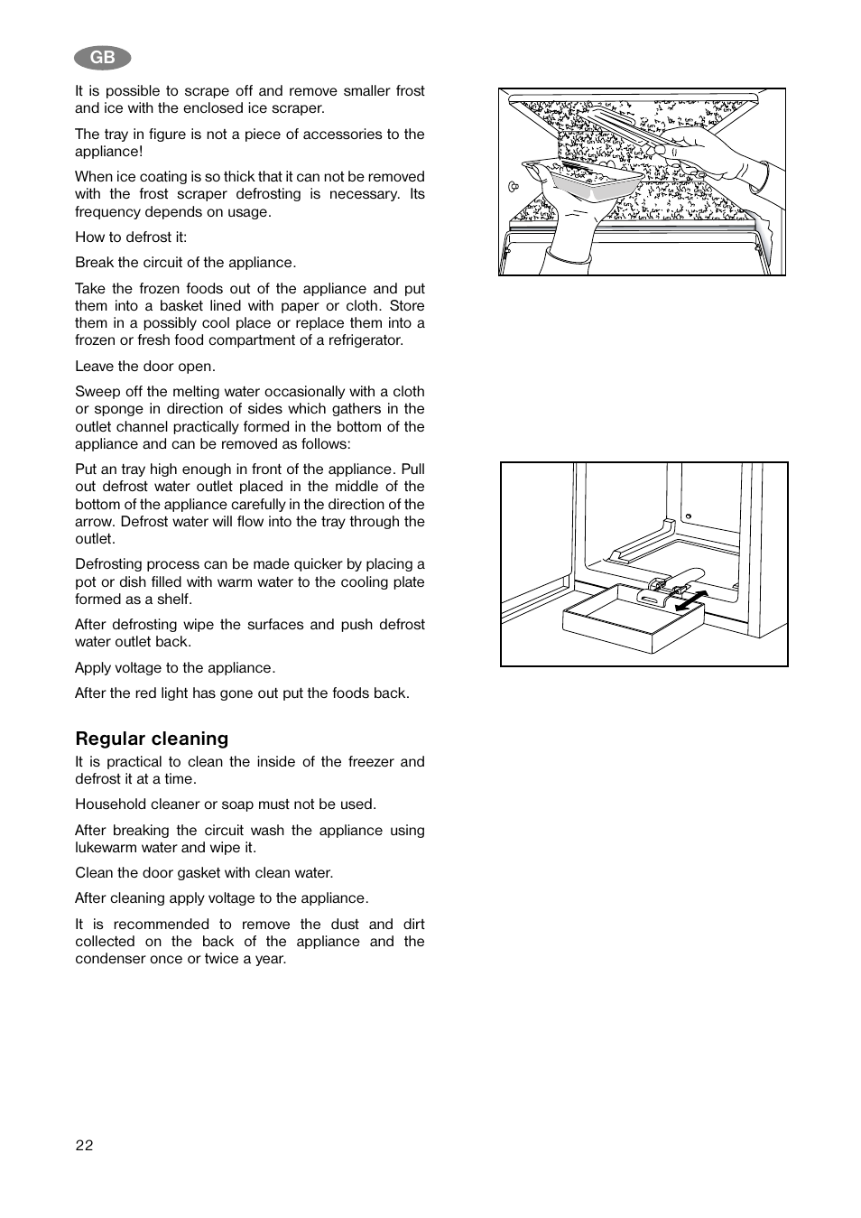 Regular cleaning | Electrolux CV 850 S/2 User Manual | Page 9 / 15