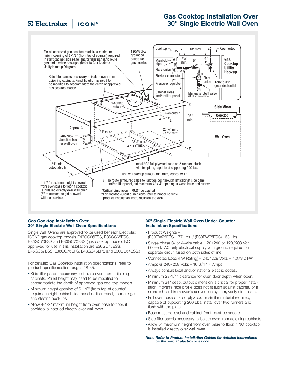 Electrolux 30" Wall Oven User Manual | Page 7 / 8