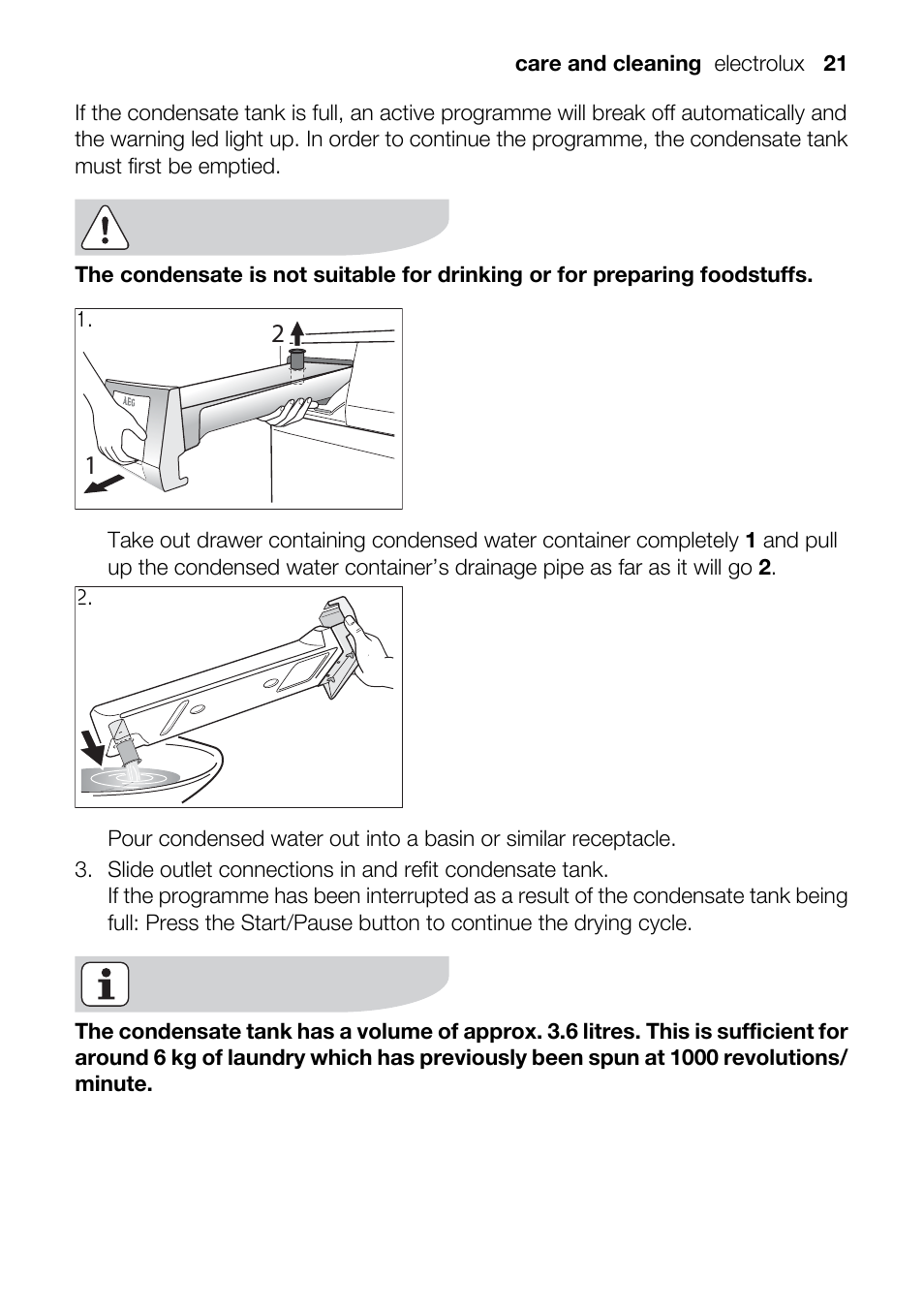 Electrolux TK K2 E User Manual | Page 21 / 44