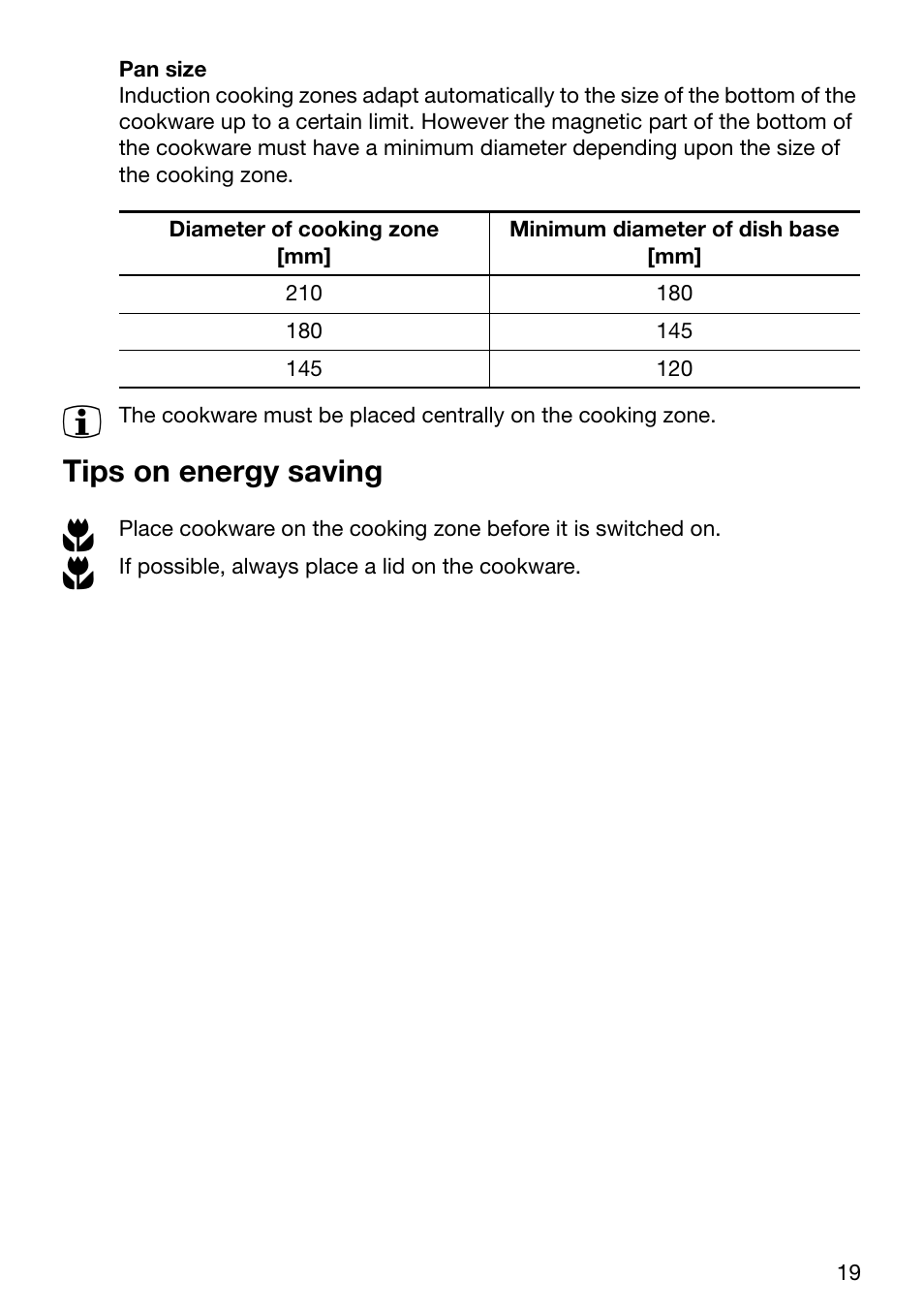 Tips on energy saving | Electrolux EHD 72100-X User Manual | Page 19 / 32