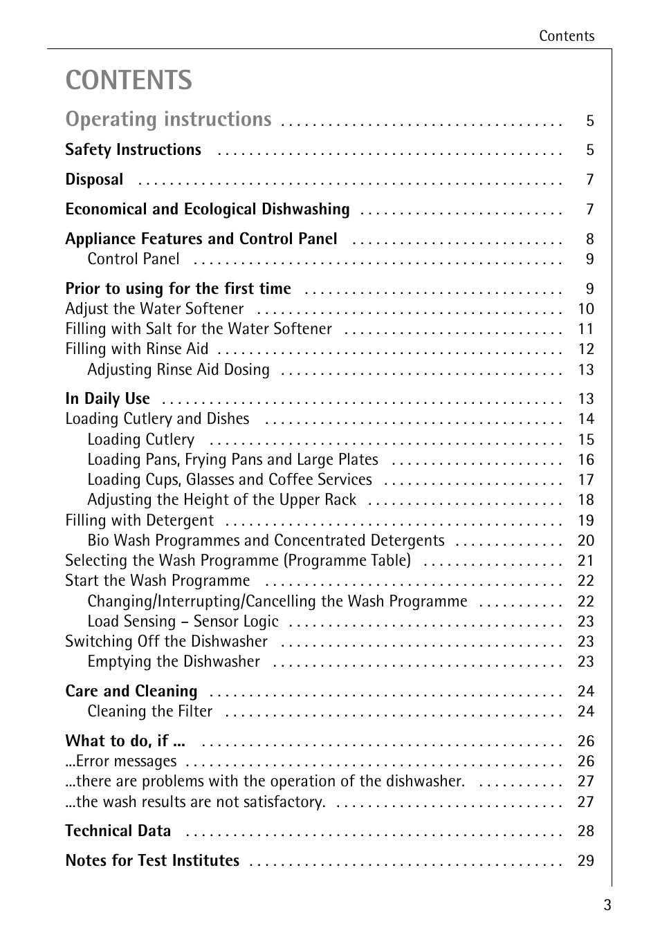 Electrolux 5070 User Manual | Page 3 / 44