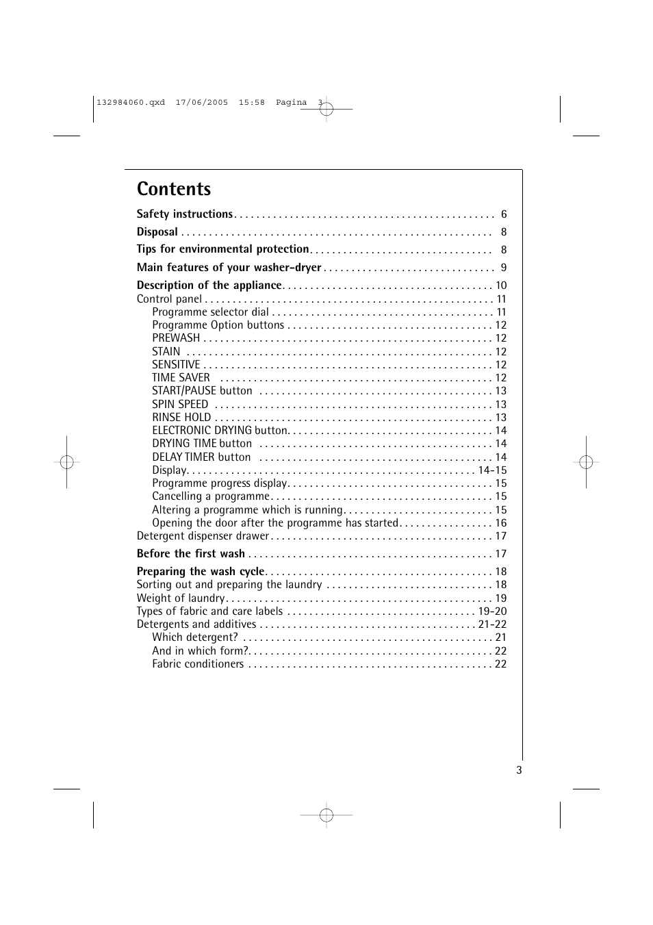 Electrolux 16830 User Manual | Page 3 / 56