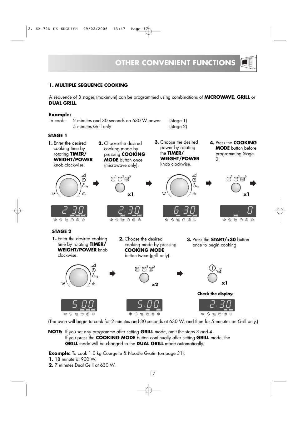 Other convenient functions | Electrolux EMS2685 User Manual | Page 19 / 44