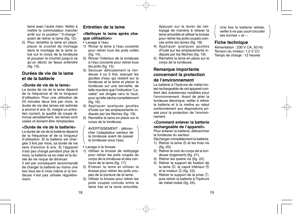 Panasonic ER508 User Manual | Page 11 / 52