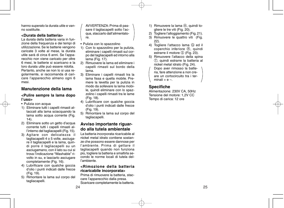 Panasonic ER508 User Manual | Page 14 / 52