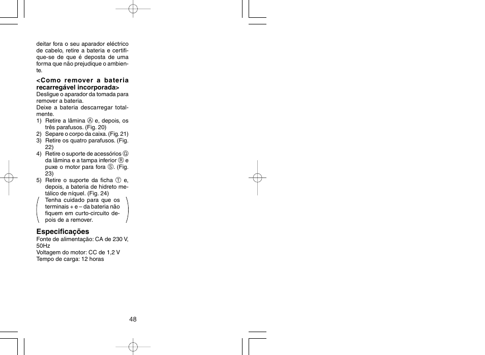 Panasonic ER508 User Manual | Page 27 / 52