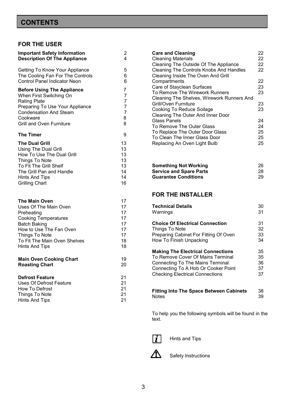 Electrolux EOU 5330 User Manual | Page 3 / 40