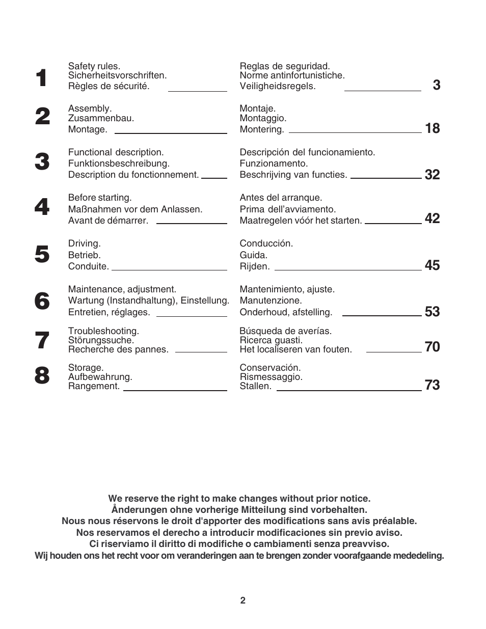 Electrolux PM1850SBH User Manual | Page 2 / 76