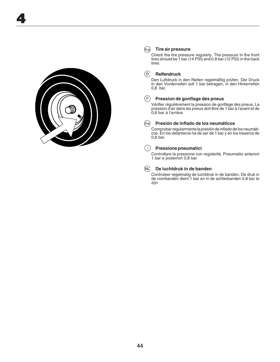 Electrolux PM1850SBH User Manual | Page 44 / 76