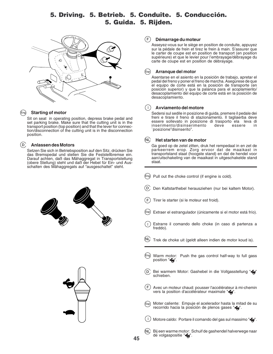 Electrolux PM1850SBH User Manual | Page 45 / 76