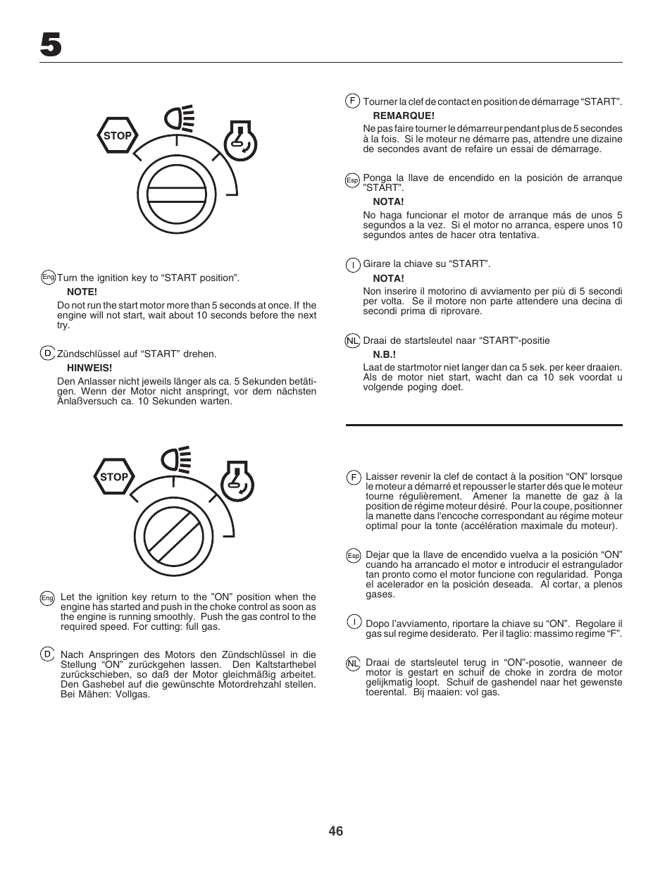 Electrolux PM1850SBH User Manual | Page 46 / 76