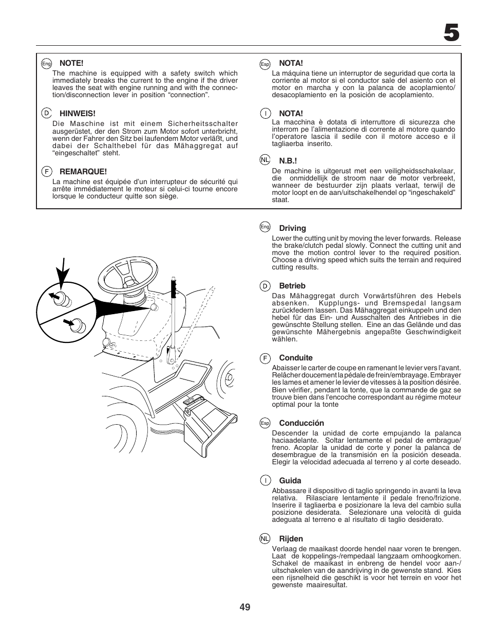 Electrolux PM1850SBH User Manual | Page 49 / 76