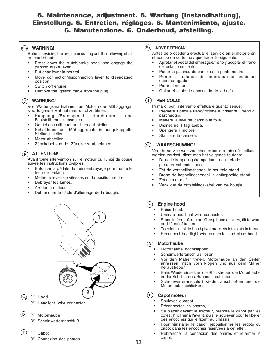 Electrolux PM1850SBH User Manual | Page 53 / 76