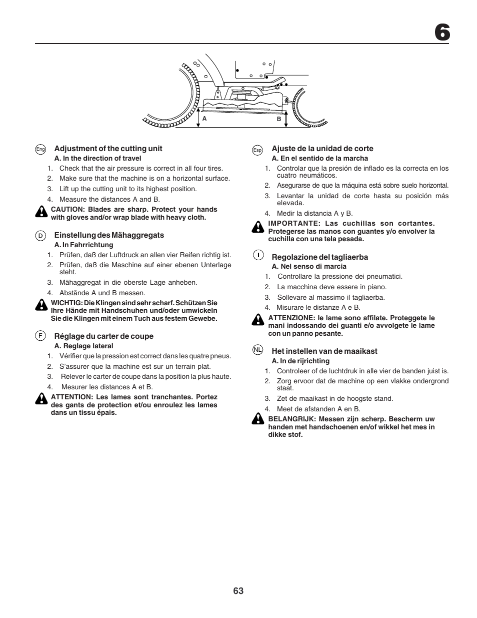 Electrolux PM1850SBH User Manual | Page 63 / 76