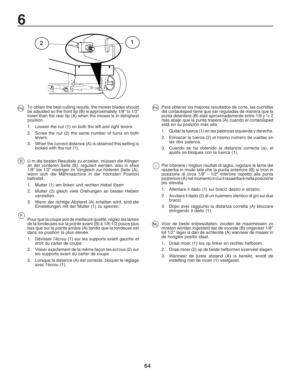 Electrolux PM1850SBH User Manual | Page 64 / 76