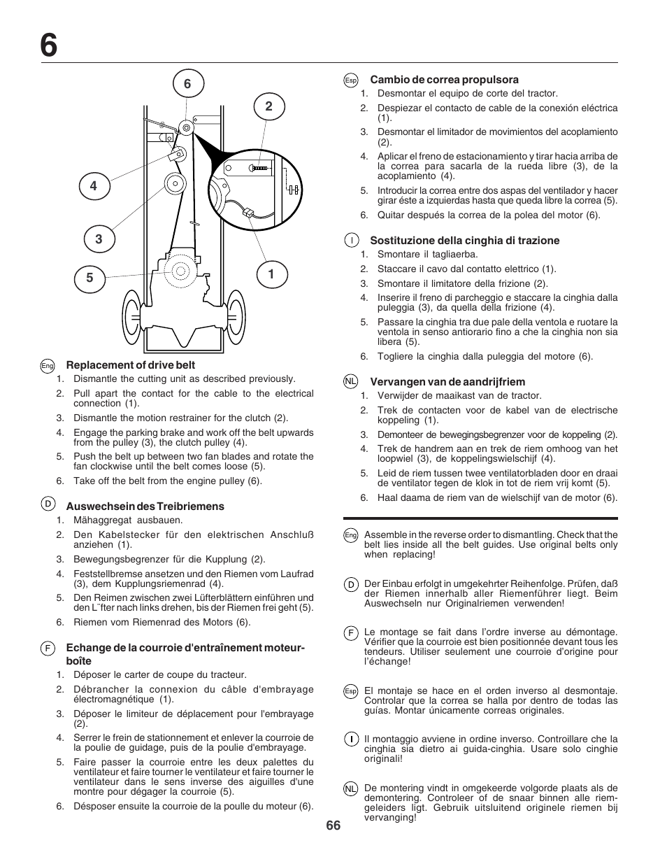 Electrolux PM1850SBH User Manual | Page 66 / 76