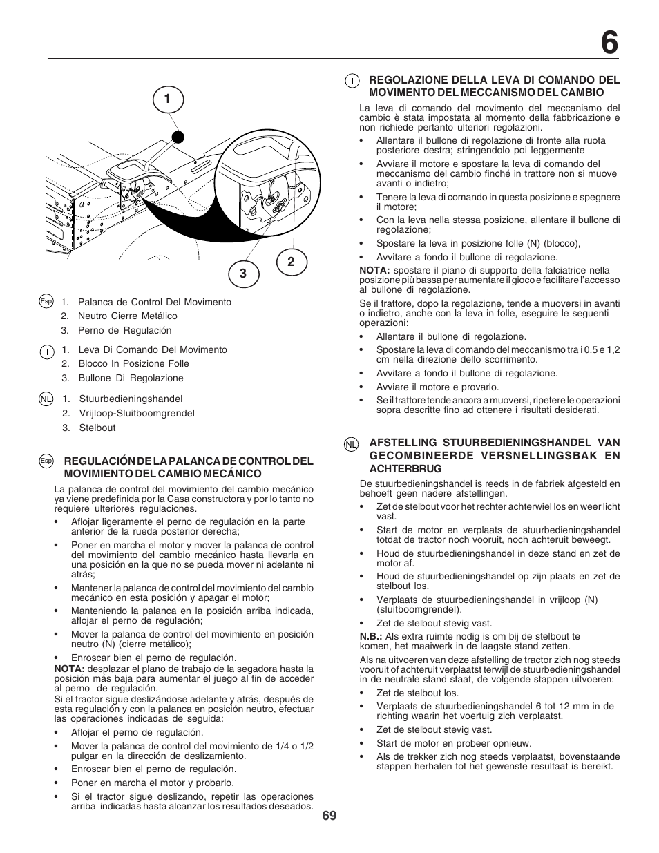 Electrolux PM1850SBH User Manual | Page 69 / 76