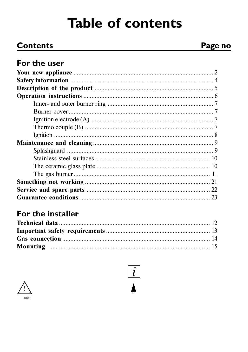 Electrolux 6561 G-m GB User Manual | Page 3 / 28