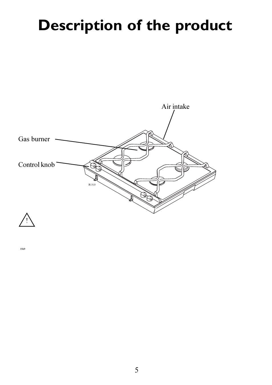 Description of the product | Electrolux 6561 G-m GB User Manual | Page 5 / 28