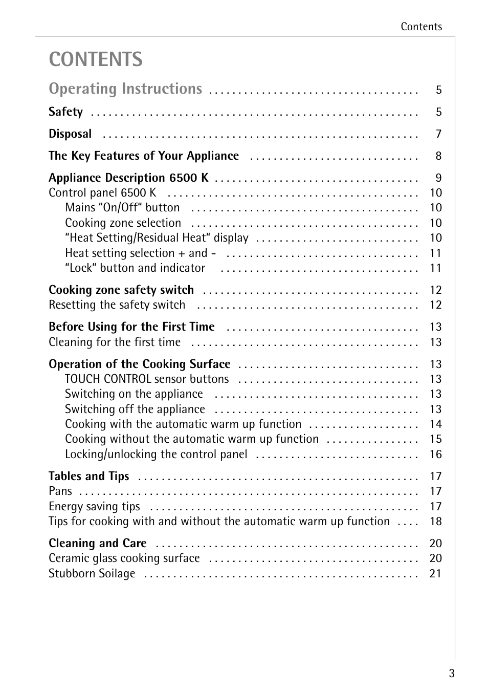 Electrolux 6500 K User Manual | Page 3 / 36