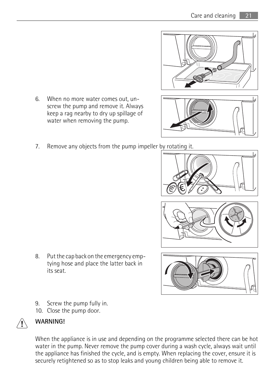 Electrolux LAVAMAT 64850LE User Manual | Page 21 / 36