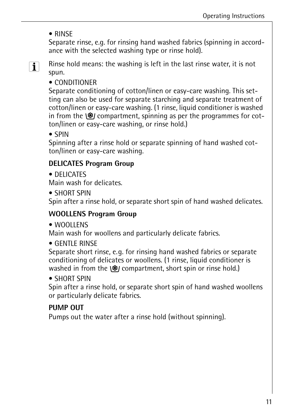 Electrolux 50620 User Manual | Page 11 / 48