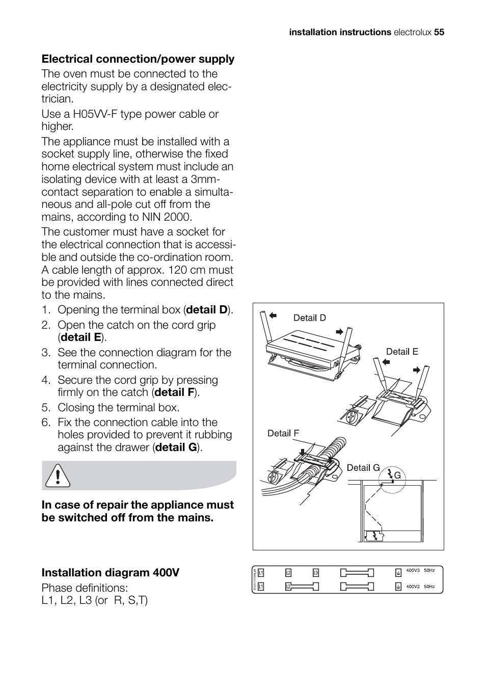 Electrolux EH L4-4 User Manual | Page 55 / 60