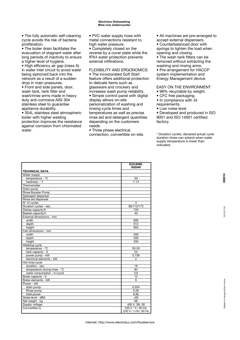 Electrolux 502040 User Manual | Page 2 / 4