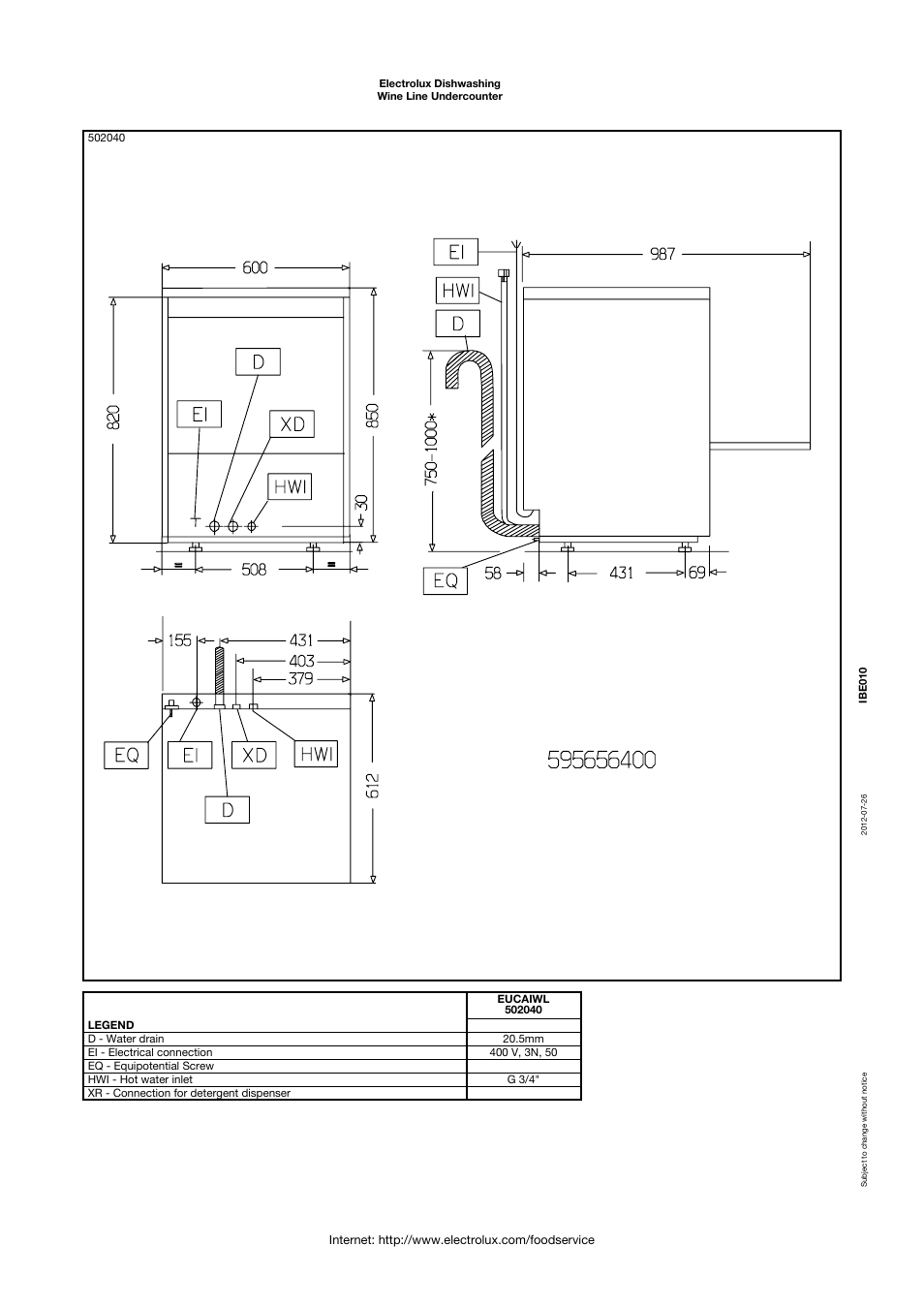 Electrolux 502040 User Manual | Page 4 / 4