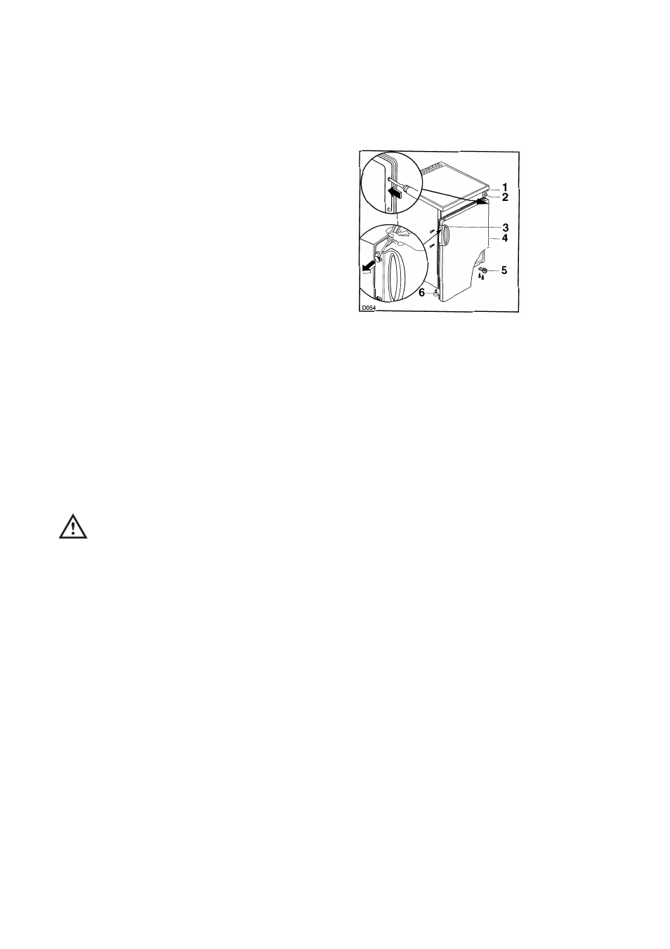 Door reversal | Electrolux U21312 User Manual | Page 15 / 20