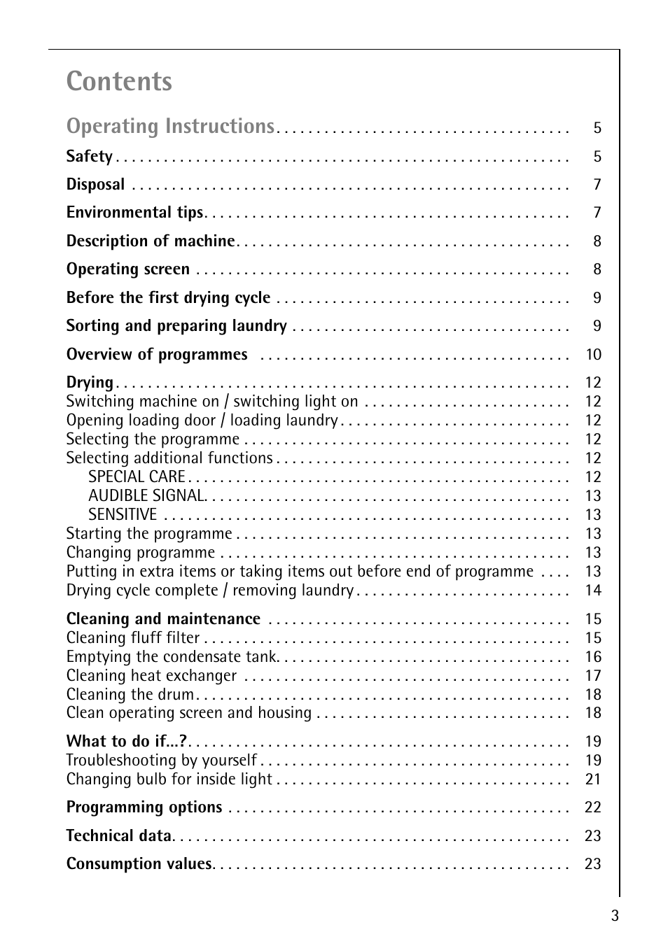 Electrolux 55800 User Manual | Page 3 / 32