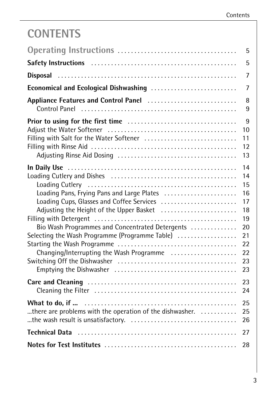 Electrolux 50500 User Manual | Page 3 / 40