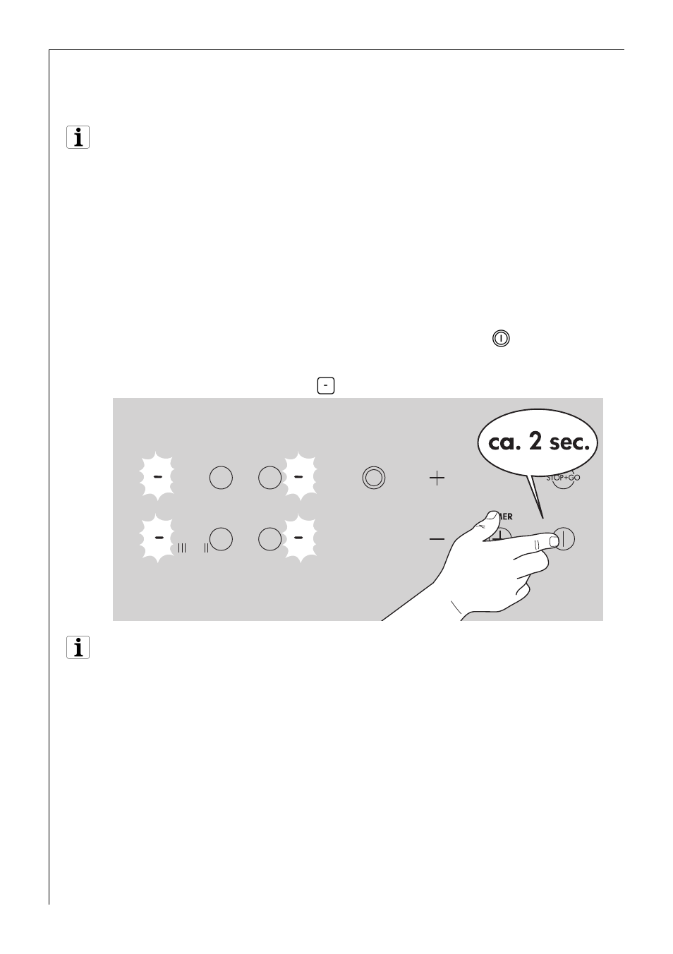 Operating the hob, Touch control sensor field, Switching on the appliance | Electrolux C65301KF-n User Manual | Page 12 / 44