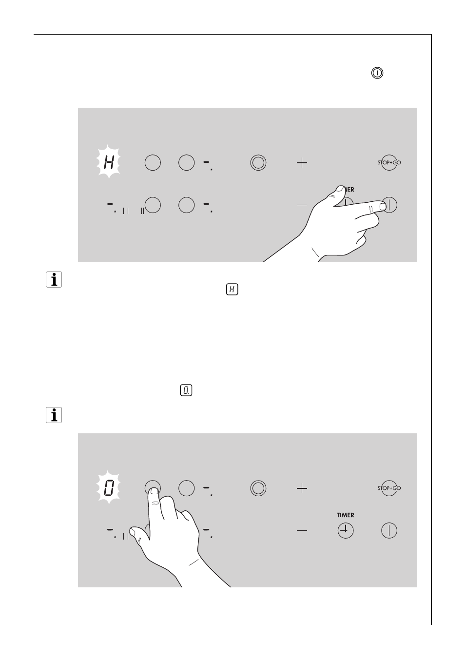 Switching off the appliance, Cooking zone selection | Electrolux C65301KF-n User Manual | Page 13 / 44