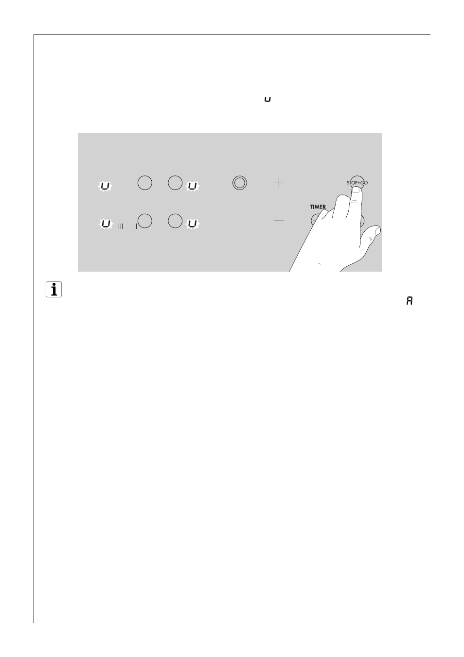 Stop+go function | Electrolux C65301KF-n User Manual | Page 18 / 44