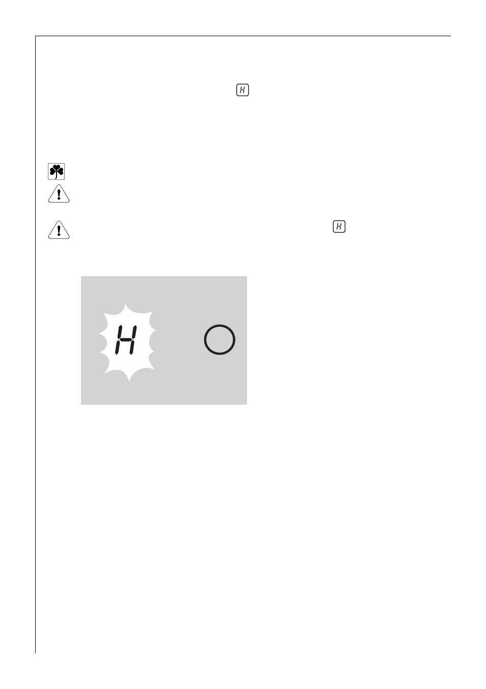 Residual heat indicator | Electrolux C65301KF-n User Manual | Page 20 / 44