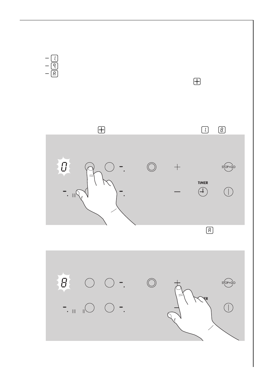 Cooking with the automatic warm up function | Electrolux C65301KF-n User Manual | Page 21 / 44