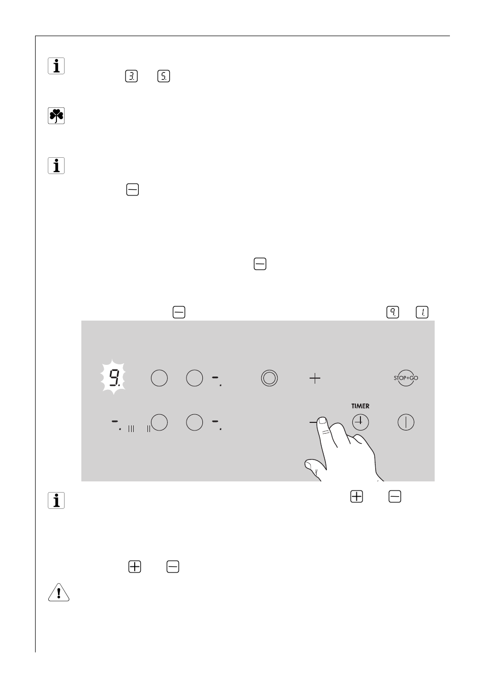 Cooking without the automatic warm up function | Electrolux C65301KF-n User Manual | Page 22 / 44