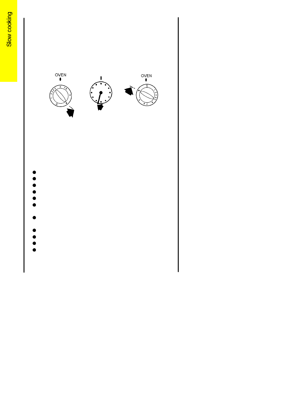 Slow cooking, Food preparation - slow cooking | Electrolux 55V User Manual | Page 16 / 44