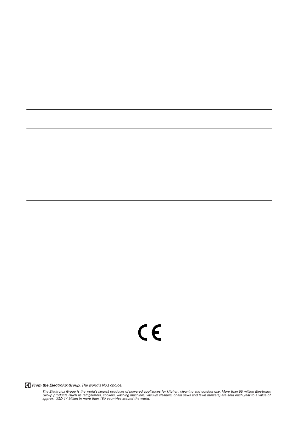 Important notice | Electrolux 55V User Manual | Page 44 / 44