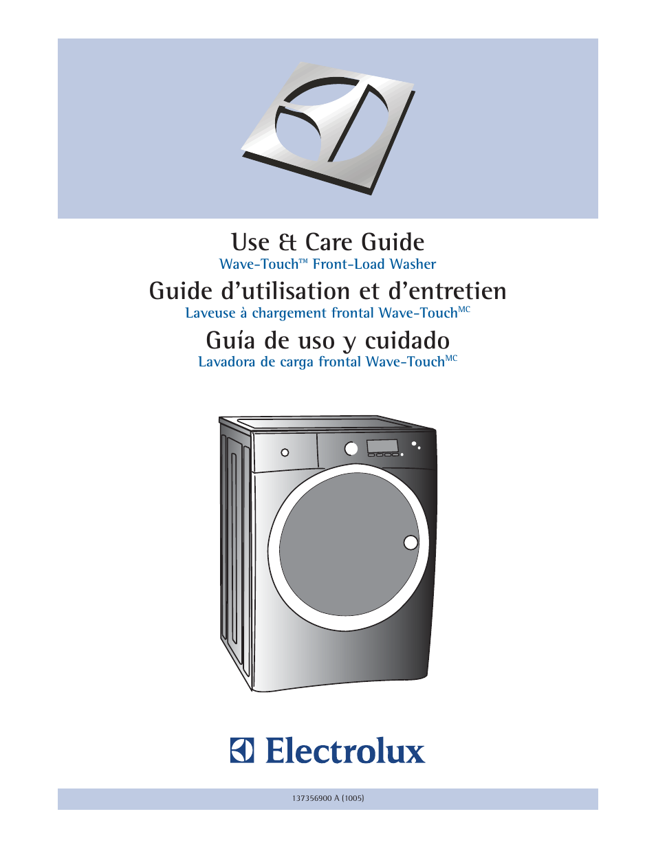 Electrolux WAVE-TOUCH 137356900 A User Manual | 44 pages