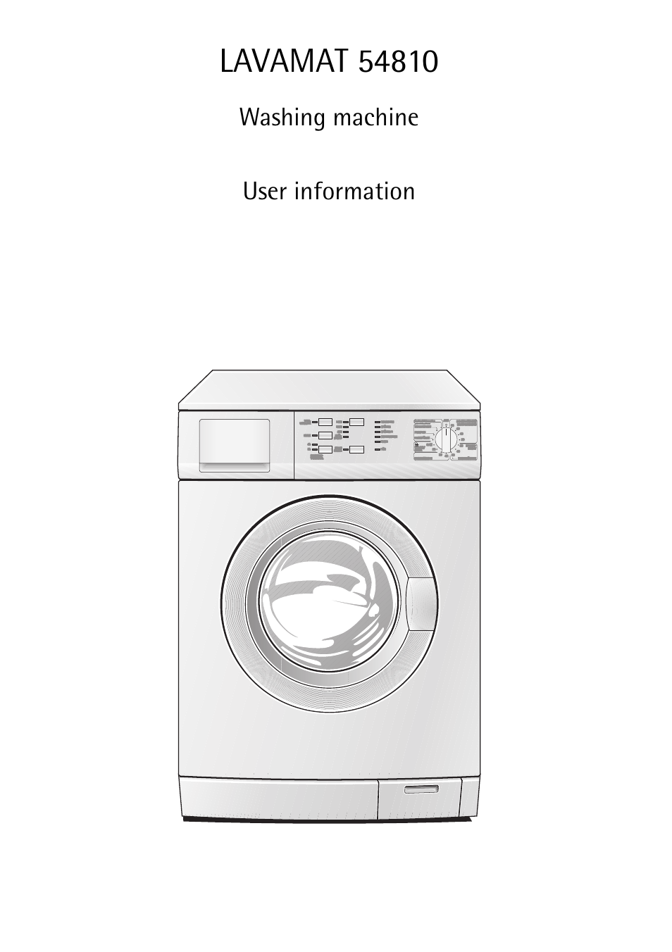 Electrolux LAVAMAT 54810 User Manual | 40 pages