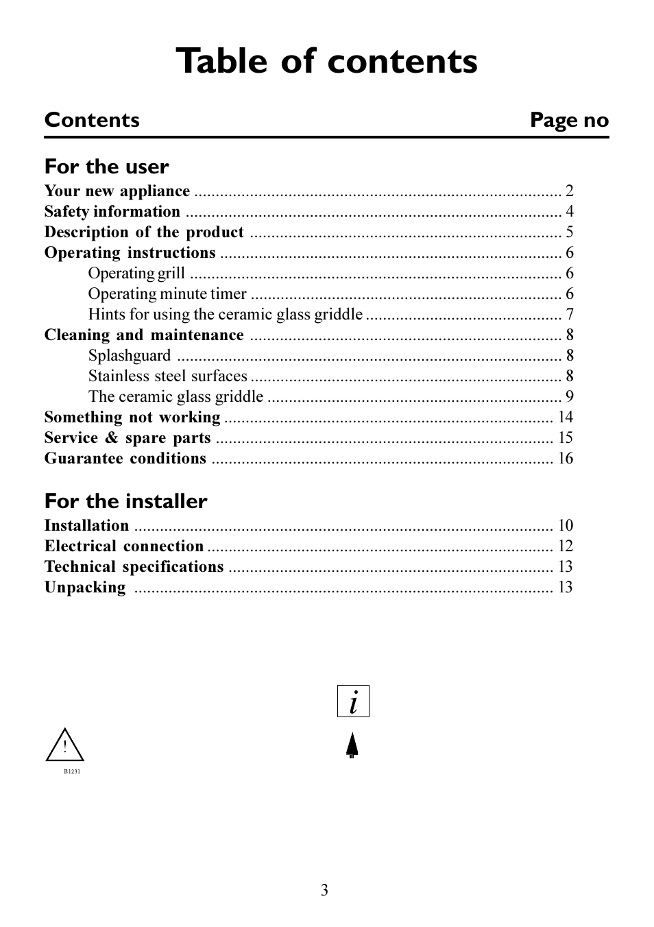 Electrolux 230GR-m User Manual | Page 3 / 20
